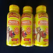 3-Lil Critters Kids Calcium Gummy Bears Vitamin D3 190 Gummies Supplement