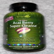 Irwin Naturals 10-Day Acai Berry Super-Cleanse 60 Liquid Softgels EXP 03/2025