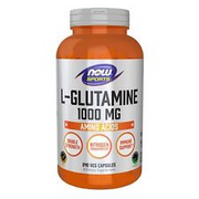 NOW FOODS L-Glutamine, Double Strength 1000 mg - 240 Veg Capsules