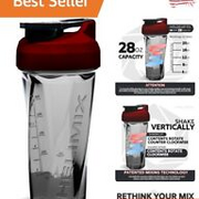 Portable Vortex Blender Shaker Bottle 28oz - Leak-Proof and Easy to Transport