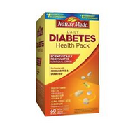 Nature Made Diabetic Health Pack 60 Packets Daily Multi Supplement