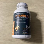 Bronson Vitamin D3 10,000 IU High Potency, 360 Tablets Exp. 9/25