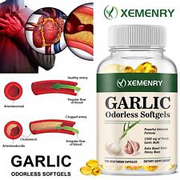 Odorless Garlic 1500mg-Heart & Cholesterol Health Support,Antioxidant Supplement