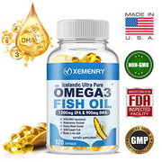 Omega 3 Fish Oil 4500mg - EPA,DHA -Triple Strength,Highest Potency,Joint Support