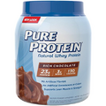 Pure Protein 100 % Whey Protein, Rich Chocolate, 1.6 Pounds