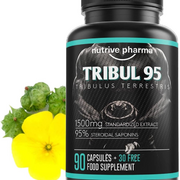 Tribul95® Tribulus Terrestris High-Dose Capsules - 6000Mg per Daily Dose - 95% S