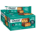Quest Chocolate Coconut Crispy Hero Protein Bar 15g Protein 1.94 Oz 12 Count
