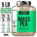 Naked Nutrition DOUBLE CHOCOLATE PEA PROTEIN POWDER - 5LB - VEGAN - Non GMO