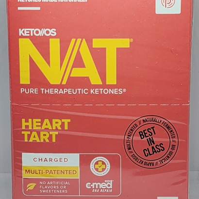 Pruvit Keto Os Nat Heart Tart Charged 20 Packets New in Box Sealed Exp. 12/2024