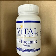 Vital Nutrients L Theanine 200 Mg 30 Caps