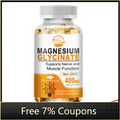 Magnesium Supplement High Absorption Magnesium Glycinate Softgels Reduce Stress