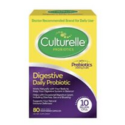 Culturelle Digestive Health Daily Probiotic 80 Vegetarian Capsules Exp 7/2025