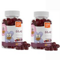 Zahler Chapter One Vitamin D3 K2 Gummies 1000IU of D3 & 45MCG of K2 60 ct 2 PACK