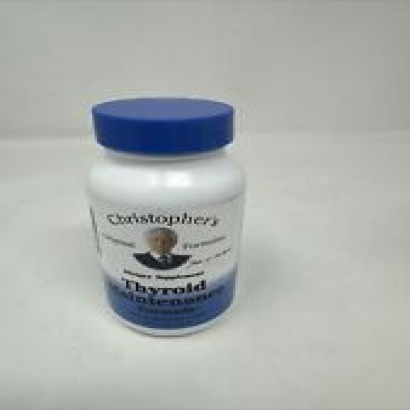 Christopher’s Thyroid Maintenance Formula 480mg 100 Vegetarian Caps Supplement