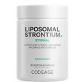 Codeage Liposomal Strontium Supplement, Vitamin K2 MK-7 Strontium Citrate, 90 ct