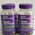 2 New Chapter Womens Multivitamin 75 Berry Gummies Organic Fiber, Exp 9/24 JB