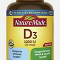 Nature Made Vitamin D3 1000 IU 25mcg Liquid Softgels - 300 Count