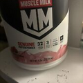 Muscle Milk 4.94 lb Genuine Protein Powder 32g Protein Flavor Strawberry 04/25