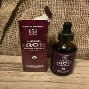 Liquid Iron Drops Supplement For Women Men Blood Builder Support 60ml *Read