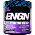 Evlution Nutrition EVL ENGN Pre-Workout Engine Furious Grape Free Ship!! (30)