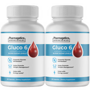 Gluco 6 - Blood Sugar Support Supplement - 2 Pack