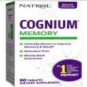 Natrol Cognium Memory  Brain Health 60 Tablets Exp. 01/2025+