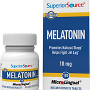Superior Source Melatonin 10 Mg, under the Tongue Quick Dissolve Micro Tablets,