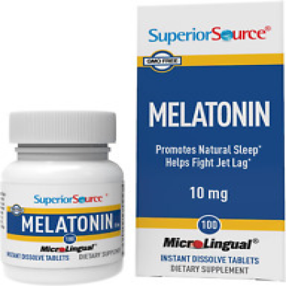 Superior Source Melatonin 10 Mg, under the Tongue Quick Dissolve Micro Tablets,