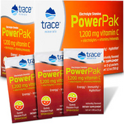 Trace Minerals | Power Pak Electrolyte Powder Packets | 1200 Mg Vitamin C, Zinc,