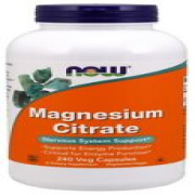 Magnesium Citrate Capsules 240 Vegan Caps Fatigue PMS Muscle Tiredness Tablets