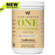 Kevin Hart's VitaHustle One Superfood Protein + Greens Powder, 20g Plant Protein