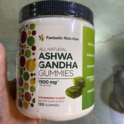 Fantastic Nutrition All Natural Ashwagandha Gummies Exp 4/24