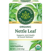 Traditional Medicinals Organic Nettle Leaf Herbal Tea, 16 Count (Pack of 2)
