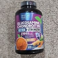 Glucosamine Chondroitin Turmeric MSM Triple Strength Joint 2100mg *LARGER 240 Ca