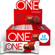 Protein Bars, Peanut Butter Cup, Gluten Free Protein Bar with 20G Protein and On