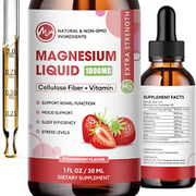 (2 Pack) Magnesium Glycinate Supplement, Liquid Drops with Magnesium Glycinate 1