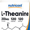 Nutricost L-Theanine 200mg Capsules, Double Strength - Non-GMO, Gluten Free