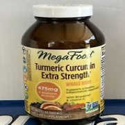 MegaFood Turmeric Curcumin Extra Strength Whole Body 120 Tabs EXP 9/24 JB