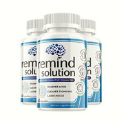 3-Pack Remind Solution - Advanced Cognitive Memory Support - 180 Capsules