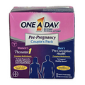 One A Day Pre-Pregnancy Multivitamin Supplement Couple's Pack expires 09/30/2024