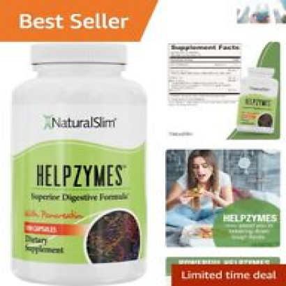 Premium Digestive Enzyme Supplement for Gut Health & Energy Support - 100 Cap...