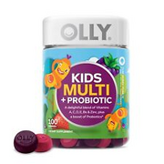 OLLY Kids Multi 100 Count (Pack of 1) Multi + Probiotic - 100 ct Multivitamin