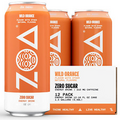 ZOA Zero Sugar Energy Drinks, Wild Orange - Sugar Free with Electrolytes, Health