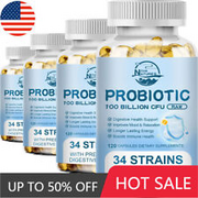 Probiotics 100 Billion CFU Potency Digestive Immune Health 120/240/480 Capsules