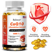 Coenzyme Q10+Dandelion Extract-Triple Absorption Essence-400MG Per Serving