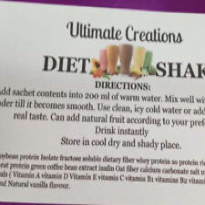 Weightloss shakes meal replaceent