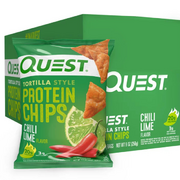 Quest Tortilla-Style Protein Chips, Low Carb, Baked, Keto-Friendly, 8 Pack