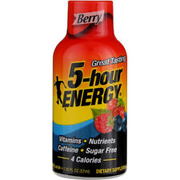 2 Pack 5-Hour Energy Regular Strength Shot, Berry, 1.93 fl oz