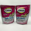 Caltrate Calcium & Vitamin D Soft Chews Vanilla Creme - 60 Soft Chews - 2 Pack
