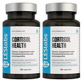 2 Packs LES Labs Cortisol Health, Adrenal Support Supplement for Stress Relief